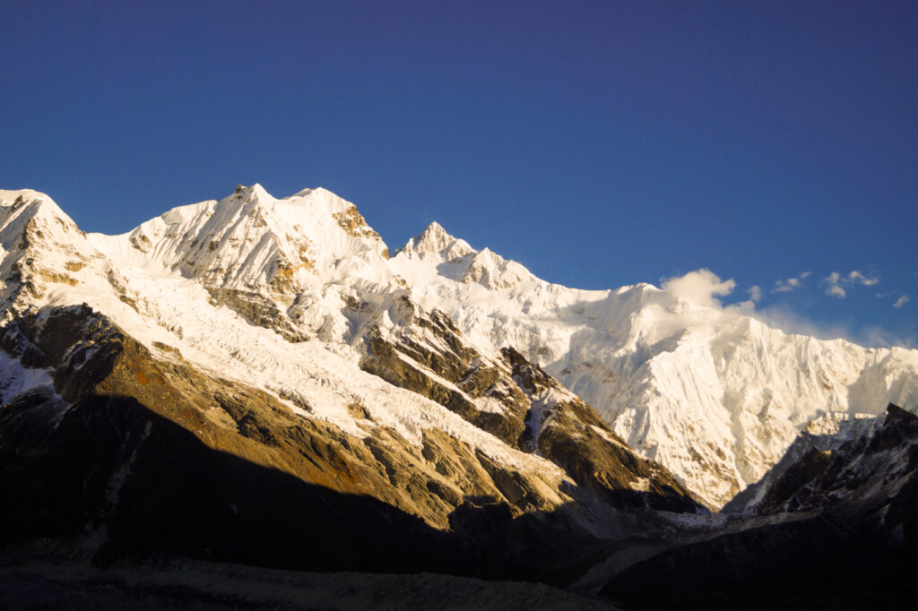 Mt. Kanchenjunga, the third highest mountain in the world